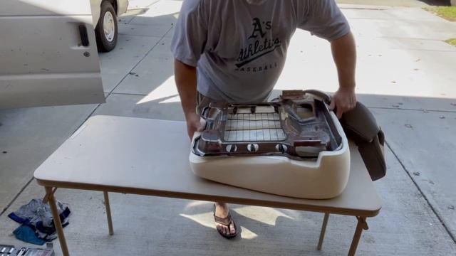 1999 Ford Econoline E 150 van driver side bottom seat cushion replacement смотреть онлайн