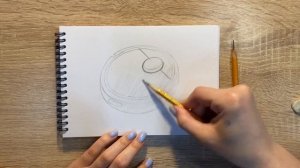 Как нарисовать робот пылесос карандашом | Рисунок для начинающих поэтапно