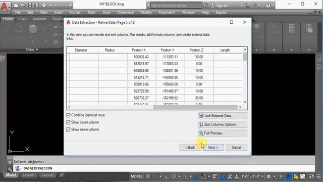 AutoCAD Data Extraction to Excel How to Export Data from AutoCAD to Excel AutoCAD 16 tutorial ele смотреть онлайн