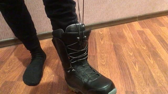 Ботинки для сноуборда NITRO TLS как правильно зафиксировать шнурки. смотреть онлайн