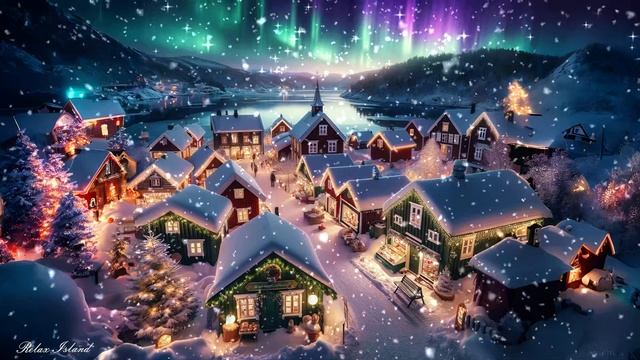 ? Новогодняя музыка в сказочной деревне на севере ❄️ Весёлая музыка для релакса ❄️ смотреть онлайн