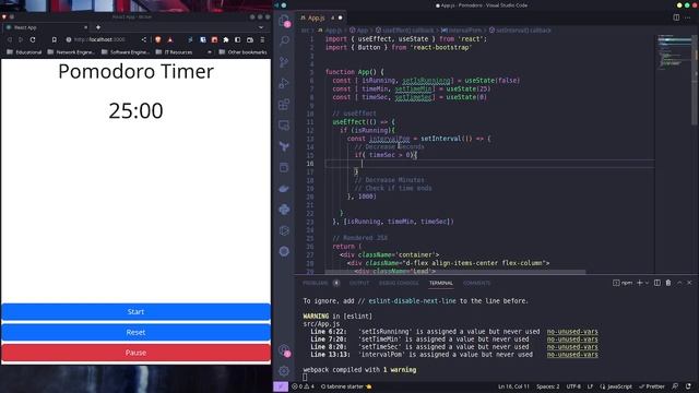 Become a Productivity Pro with React: Setting Up Timer States and Logic смотреть онлайн