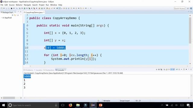 How to Copy an Array in Java By Example - Learn Java Programming Easy - APPFICIAL смотреть онлайн