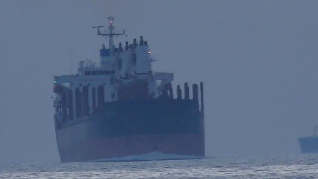 Морской канал. Соло входящего парохода./Sea channel. Incoming steamer solo. смотреть онлайн