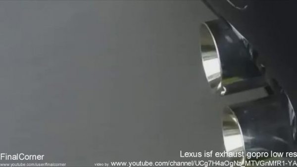 Insane Lexus Is-F revs exhaust sound! Brutal Lexus ISF engine sound