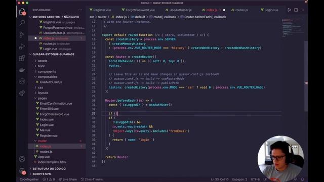 Vue 3 Quasar Supabase - 05 Resetando Senha смотреть онлайн