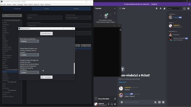 Discord Bot Maker - Como criar um banco de dados SQLITE e fazer um Select (Run SQL Query) смотреть онлайн