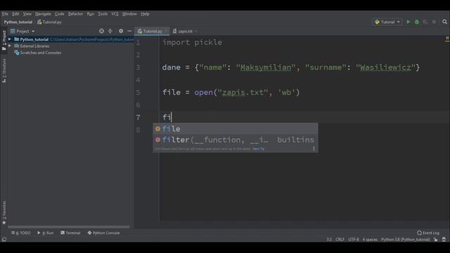 dumps(), loads() - biblioteki Python смотреть онлайн
