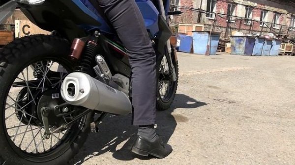 Мотоцикл DESTRA 200 в синем цвете