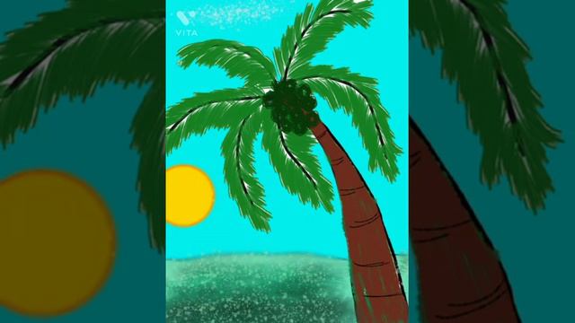 IBIS PAINT WORK - "COCONUT TREE" - by NAYAL смотреть онлайн