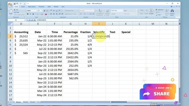 MS excel Part-4 | Excel Basic Knowledge | Excel tutorial for beginners | number format 2nd class смотреть онлайн