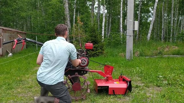 Собираю мотоблок ОКА с двигателем КАДВИ, меняю масла и пробую разные насадки смотреть онлайн