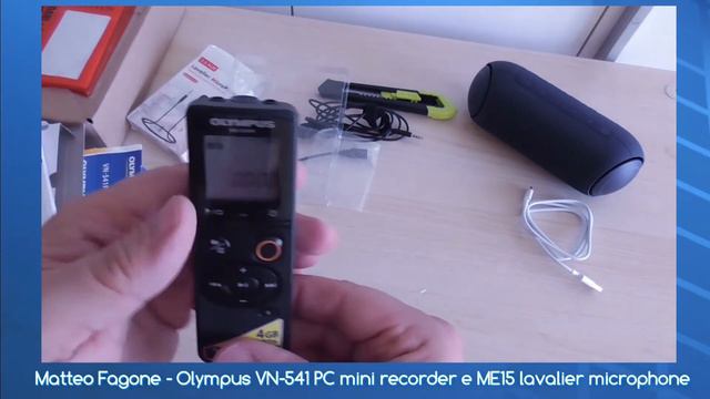 Recensione OLYMPUS VN 541PC E OLYMPUS ME15 Unboxing #olympus #olympusvn541pc #olympusme15