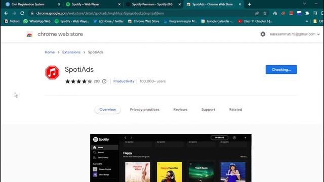 How To Remove ADS From Spotify Web Player On PC (2022) || Easy Method || смотреть онлайн