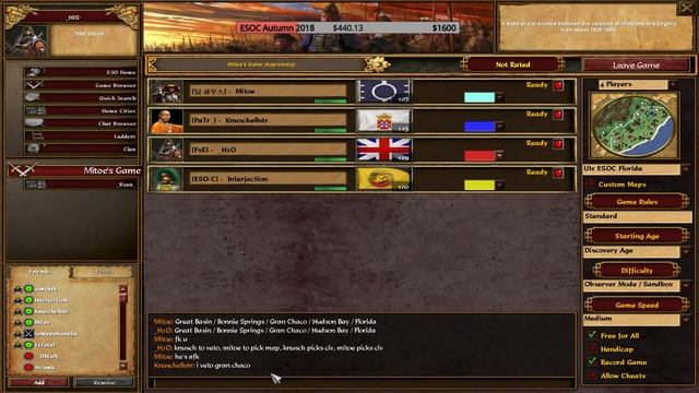 [AoE3] ESOC Grand Tour S1 // Playoffs − SEMI-FINALS: Mitoe vs Knuschelbär смотреть онлайн