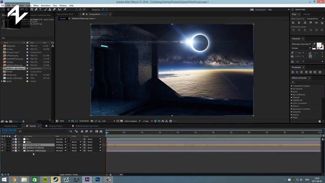 SpeedArt | Space Time [Cinema 4D + Photoshop CC + After Effects CC] смотреть онлайн