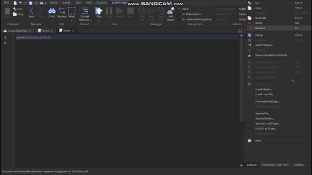 Урок Roblox Studio | Как создать тучу с молнией. смотреть онлайн