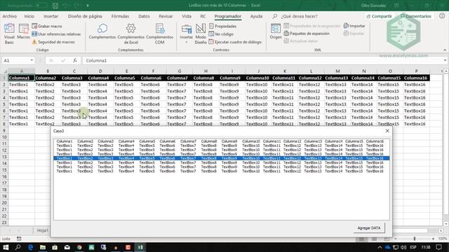 Recorrer Filas y Columnas Parte 12 | ListBox con más de 10 Columnas | VBA Excel 2016 #111 смотреть онлайн