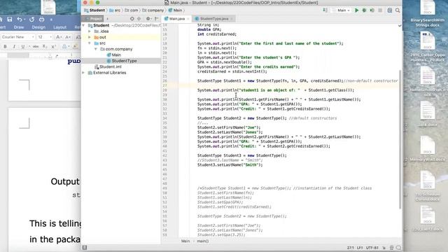 CPSC 220- ClassesTheDetails Part3 - Object class getClass() смотреть онлайн