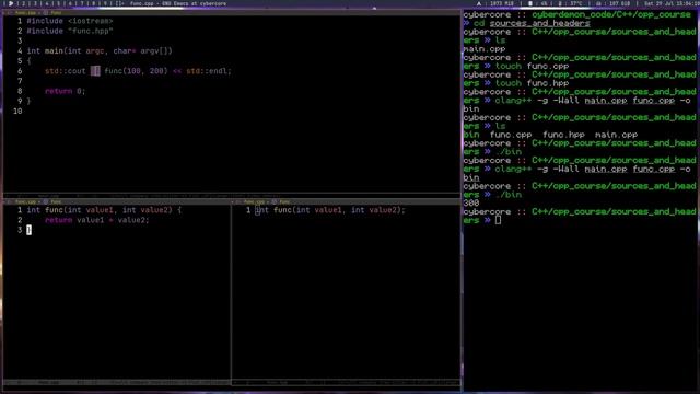 C++ понятный курс для начинающих. #21 Заголовочные и файлы исходного кода. Sources and header files смотреть онлайн