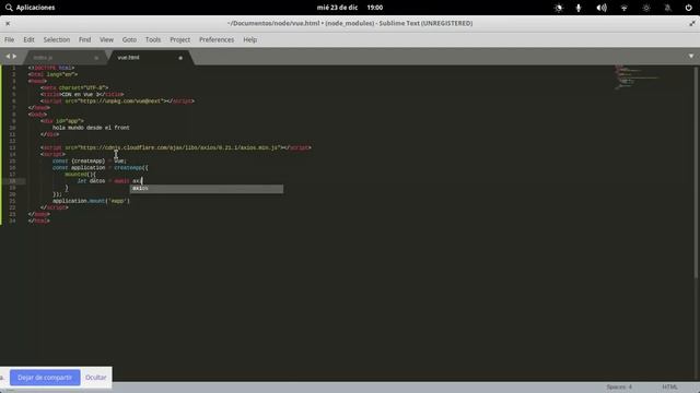 Hola mundo con heroku - vue nodeJs api heroku (1/2) смотреть онлайн