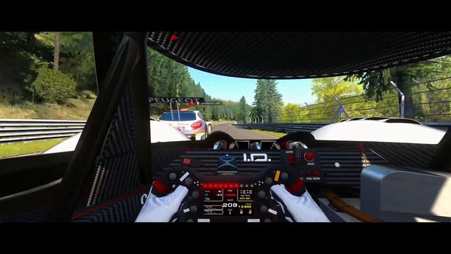 Ac Nordschleife Volkwagen I D R Vs Peugeot 208 T16 Pikes Peak 1 Lap Cockpit View