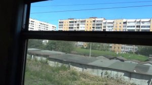Следующая остановка Кольцово. Электричка и мотоциклист.