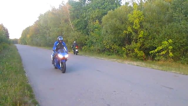 Прострел на спортбайках) Sportbike