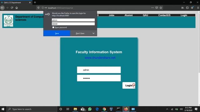 Faculty Information System - React App смотреть онлайн