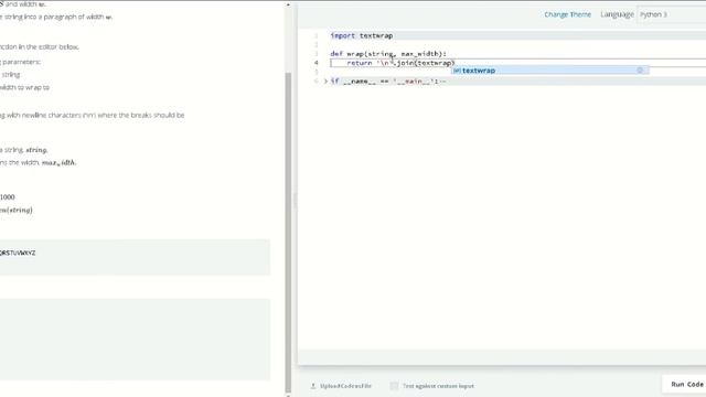 Python-textWrap смотреть онлайн