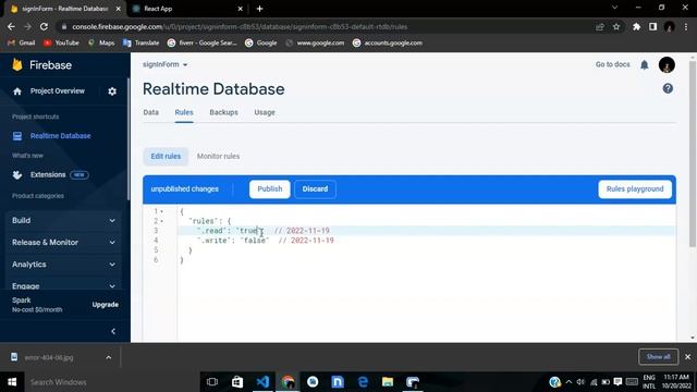Google Firebase Real-time Database is not Working 2022 || Data is not Store || Solve this Issue смотреть онлайн