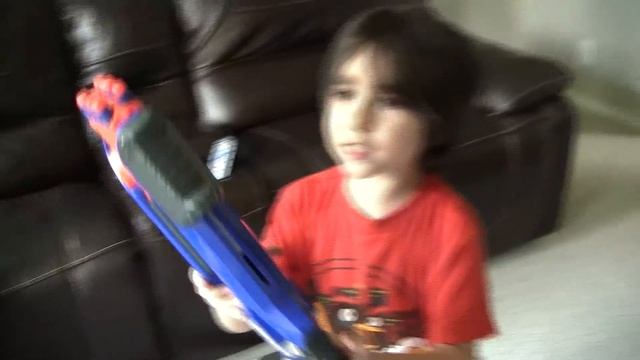 Nerf Guns Review! Nerf N-Strike Elite Rampage Blaster. Blast 2 darts ar once! (Part 1) смотреть онлайн