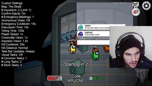 BERABER AMONG US OYNUYORUZ CANLI YAYIN смотреть онлайн