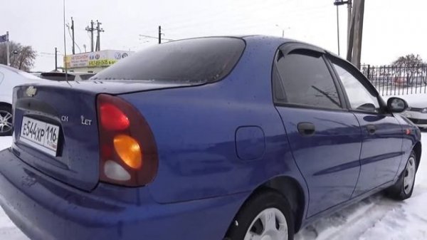 Обзор Шевроле Ланос 1 5 МТ 2008 год  Chevrolet Lanos 1 5 MT 2008