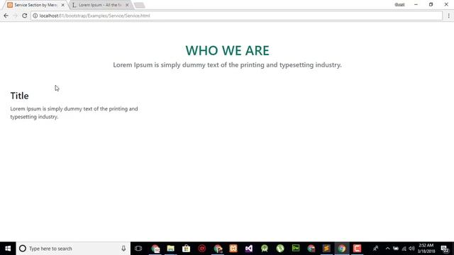 Create Services Section With Bootstrap смотреть онлайн