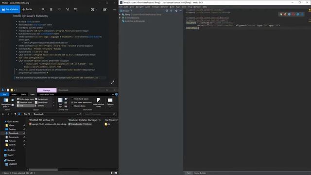JavaFX 12 and JFoenix 9 Setup to IntelliJ смотреть онлайн
