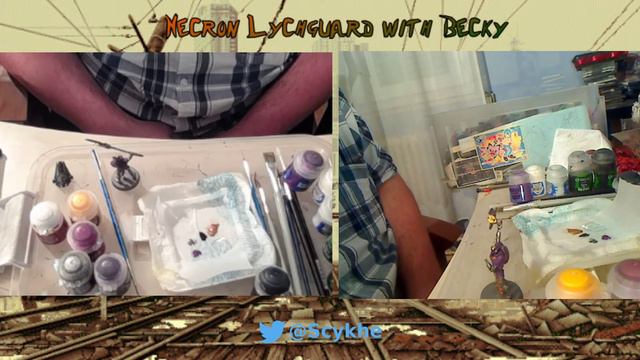 300 Twitter Followers Celebration - Beat The Clock Challenge - Becky And Fred Paint Necron Lychguar