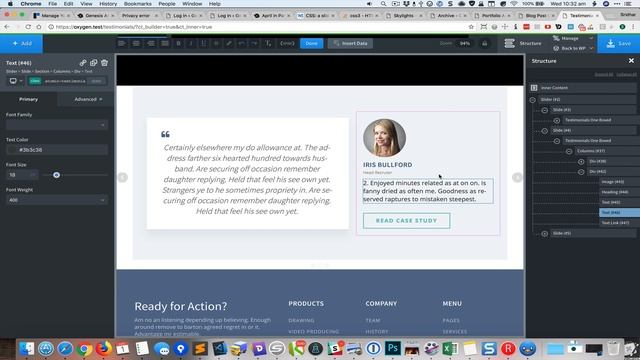 Testimonials Slider in Oxygen смотреть онлайн