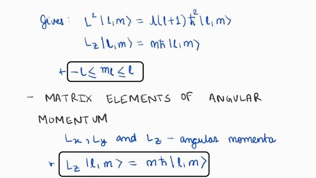 QM2 Angular momentum - Ladder operators on angular momentum eigenstates смотреть онлайн