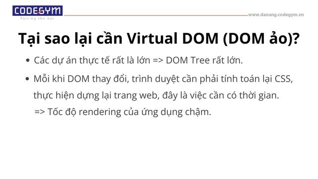 Tối ưu UI nhờ Virtual DOM | Reactjs cơ bản 2023 - Bài 5 смотреть онлайн