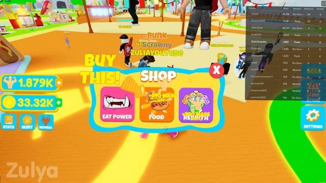 Новый супер симулятор еды в Роблокс! Super eater simulator смотреть онлайн