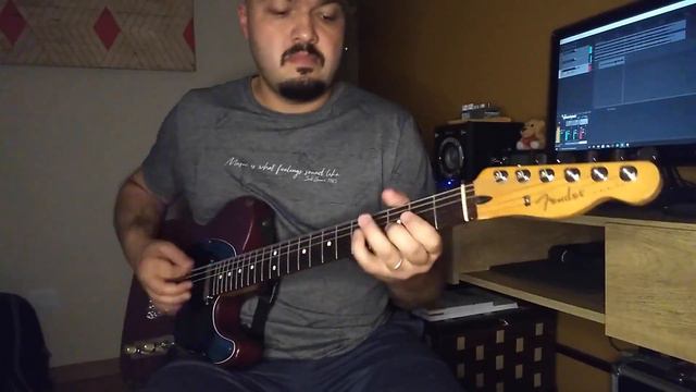 Fender Telecaster Blacktop com captadores Malagoli - Mr. Big/Paul Gilbert Solo смотреть онлайн
