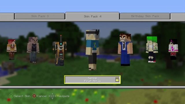 Skin Pack 4 Minecraft Xbox 360 Edition смотреть онлайн