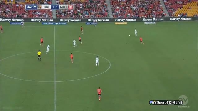 Dimitri Petratos Goal Brisbane Roar 1 1 Melbourne Heart 28 03 2014 смотреть онлайн