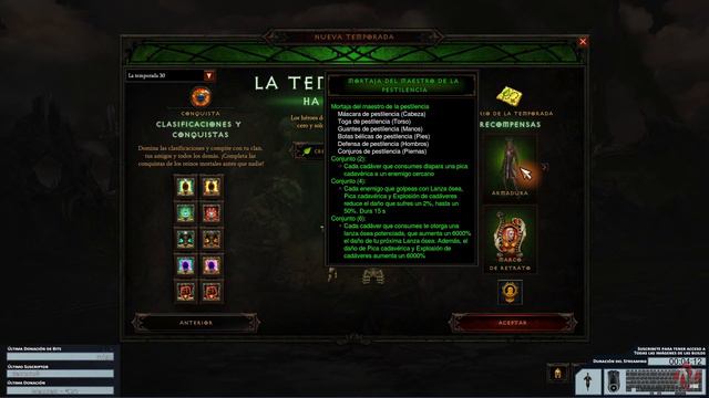 Diablo 3 RoS - Que sets regalan la Season 30 [RPP 2.7.7 - S30] смотреть онлайн