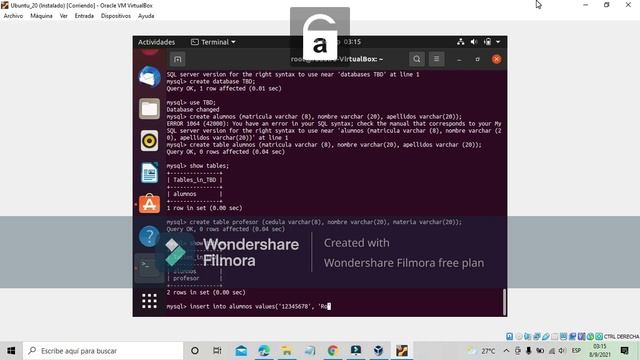 Mysql Workbench en Ubuntu 20.04 (linux) смотреть онлайн
