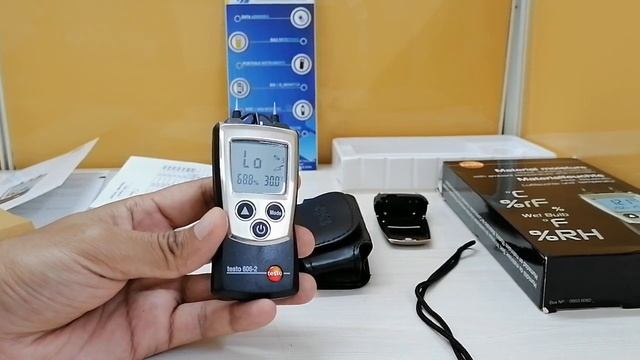 Testo 606-2 Moisture Meter | Measuring Parameters:Humidity,Temperature | Range: -10°C to +50°C смотреть онлайн