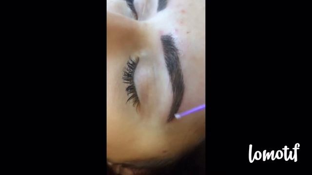 Реконструкция бровей 6d. До, через месяц и после коррекции. смотреть онлайн