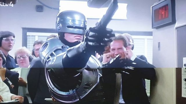 Robocop (1987) | Comparison Between SD TV Broadcast And XGMI Halo Projector (4K Upscale)