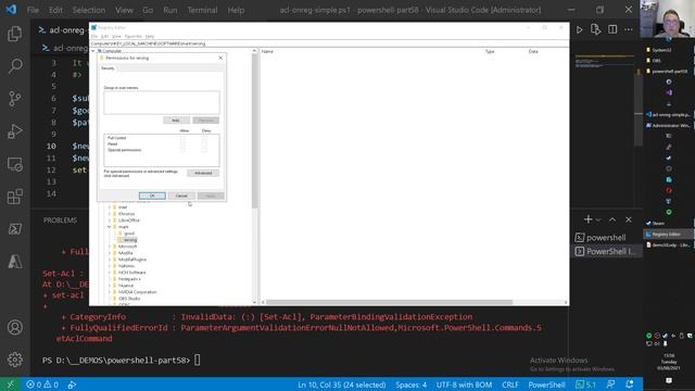 PowerShell S2E58 (Set Permissions) смотреть онлайн